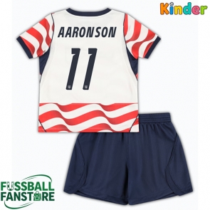 Vereinigte Staaten Brenden Aaronson #11 Replik Heimtrikot Kinder WM 2026 Kurzarm (+ Kurze Hosen)